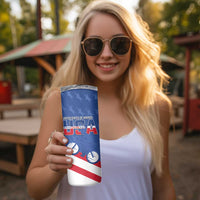 USA Cycling Skinny Tumbler United States Bike Racing Lover - Wonder Print Shop