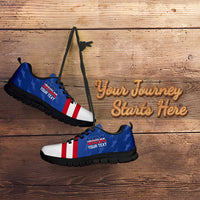 Personalized USA Cycling Sneakers United States Bike Racing Lover - Wonder Print Shop