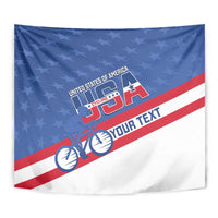 Personalized USA Cycling Tapestry United States Bike Racing Lover - Wonder Print Shop