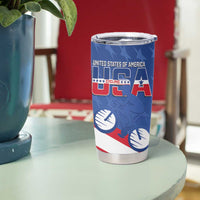 USA Cycling Tumbler Cup United States Bike Racing Lover - Wonder Print Shop