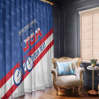 Personalized USA Cycling Window Curtain United States Bike Racing Lover - Wonder Print Shop