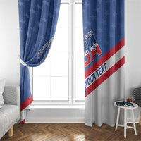 Personalized USA Cycling Window Curtain United States Bike Racing Lover - Wonder Print Shop
