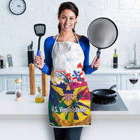 US Virgin Islands - Puerto Rico Day Apron Boricua Coqui Yellow-colored Eagle - Wonder Print Shop