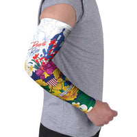 US Virgin Islands - Puerto Rico Day Arm Sleeves Boricua Coqui Yellow-colored Eagle - Wonder Print Shop