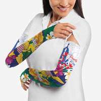 US Virgin Islands - Puerto Rico Day Arm Sleeves Boricua Coqui Yellow-colored Eagle - Wonder Print Shop