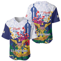 US Virgin Islands - Puerto Rico Day Baseball Jersey Boricua Coqui Yellow-colored Eagle - Wonder Print Shop