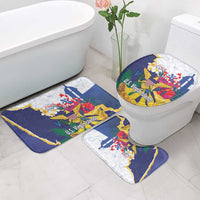 US Virgin Islands - Puerto Rico Day Bathroom Set Boricua Coqui Yellow-colored Eagle - Wonder Print Shop