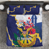 US Virgin Islands - Puerto Rico Day Bedding Set Boricua Coqui Yellow-colored Eagle - Wonder Print Shop