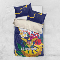 US Virgin Islands - Puerto Rico Day Bedding Set Boricua Coqui Yellow-colored Eagle - Wonder Print Shop