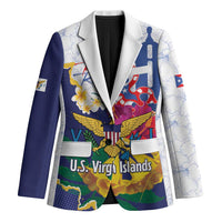 US Virgin Islands - Puerto Rico Day Blazer Boricua Coqui Yellow-colored Eagle - Wonder Print Shop