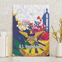 US Virgin Islands - Puerto Rico Day Canvas Wall Art Boricua Coqui Yellow-colored Eagle - Wonder Print Shop
