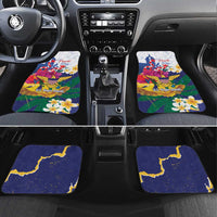 US Virgin Islands - Puerto Rico Day Car Mats Boricua Coqui Yellow-colored Eagle - Wonder Print Shop