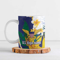 US Virgin Islands - Puerto Rico Day Ceramic Mug Boricua Coqui Yellow-colored Eagle - Wonder Print Shop