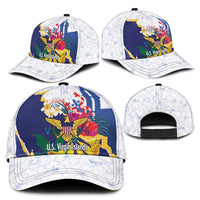 US Virgin Islands - Puerto Rico Day Classic Cap Boricua Coqui Yellow-colored Eagle - Wonder Print Shop