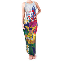 US Virgin Islands - Puerto Rico Day Family Matching Tank Maxi Dress and Hawaiian Shirt Boricua Coqui Yellow-colored Eagle - Wonder Print Shop