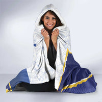 US Virgin Islands - Puerto Rico Day Hooded Blanket Boricua Coqui Yellow-colored Eagle - Wonder Print Shop