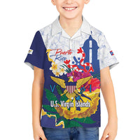 US Virgin Islands - Puerto Rico Day Kid Hawaiian Shirt Boricua Coqui Yellow-colored Eagle - Wonder Print Shop