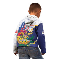 US Virgin Islands - Puerto Rico Day Kid Hoodie Boricua Coqui Yellow-colored Eagle - Wonder Print Shop
