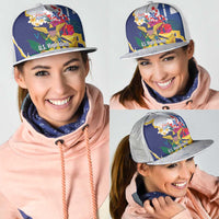 US Virgin Islands - Puerto Rico Day Mesh Trucker Cap Boricua Coqui Yellow-colored Eagle - Wonder Print Shop
