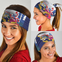 US Virgin Islands - Puerto Rico Day Neck Gaiter Boricua Coqui Yellow-colored Eagle - Wonder Print Shop