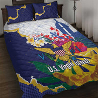 US Virgin Islands - Puerto Rico Day Quilt Bed Set Boricua Coqui Yellow-colored Eagle - Wonder Print Shop