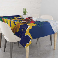 US Virgin Islands - Puerto Rico Day Tablecloth Boricua Coqui Yellow-colored Eagle - Wonder Print Shop