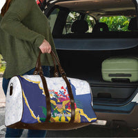 US Virgin Islands - Puerto Rico Day Travel Bag Boricua Coqui Yellow-colored Eagle - Wonder Print Shop