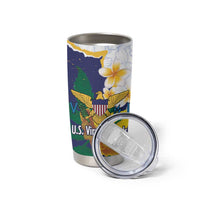 US Virgin Islands - Puerto Rico Day Tumbler Cup Boricua Coqui Yellow-colored Eagle - Wonder Print Shop
