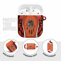 Personalized Orange Day Canada AirPods Case Honouring The Children Haida Pattern - Wonder Print Shop