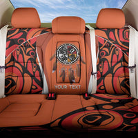 Personalized Orange Day Canada Back Car Seat Cover Honouring The Children Haida Pattern - Wonder Print Shop
