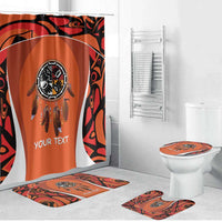 Personalized Orange Day Canada Bathroom Set Honouring The Children Haida Pattern - Wonder Print Shop