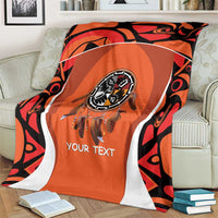 Personalized Orange Day Canada Blanket Honouring The Children Haida Pattern - Wonder Print Shop