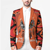 Personalized Orange Day Canada Blazer Honouring The Children Haida Pattern - Wonder Print Shop