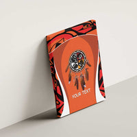 Personalized Orange Day Canada Canvas Wall Art Honouring The Children Haida Pattern - Wonder Print Shop