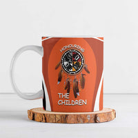 Personalized Orange Day Canada Ceramic Mug Honouring The Children Haida Pattern - Wonder Print Shop
