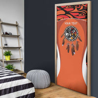 Personalized Orange Day Canada Door Cover Honouring The Children Haida Pattern - Wonder Print Shop
