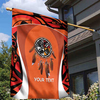 Personalized Orange Day Canada Garden Flag Honouring The Children Haida Pattern - Wonder Print Shop