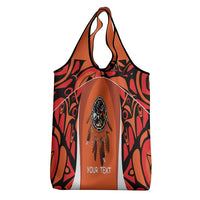 Personalized Orange Day Canada Grocery Bag Honouring The Children Haida Pattern - Wonder Print Shop