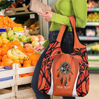 Personalized Orange Day Canada Grocery Bag Honouring The Children Haida Pattern - Wonder Print Shop