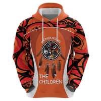 Personalized Orange Day Canada Hoodie Honouring The Children Haida Pattern - Wonder Print Shop