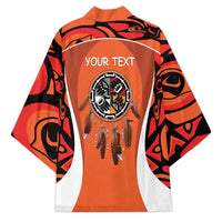 Personalized Orange Day Canada Kimono Honouring The Children Haida Pattern - Wonder Print Shop