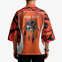 Personalized Orange Day Canada Kimono Honouring The Children Haida Pattern - Wonder Print Shop