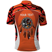Personalized Orange Day Canada Polo Shirt Honouring The Children Haida Pattern - Wonder Print Shop