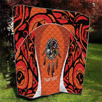 Personalized Orange Day Canada Quilt Honouring The Children Haida Pattern - Wonder Print Shop