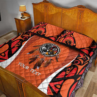 Personalized Orange Day Canada Quilt Bed Set Honouring The Children Haida Pattern - Wonder Print Shop