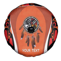 Personalized Orange Day Canada Spare Tire Cover Honouring The Children Haida Pattern - Wonder Print Shop