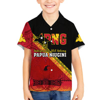 Papua New Guinea Kid Hawaiian Shirt Independen Stet bilong Papua Niugini Unique Version - Wonder Print Shop