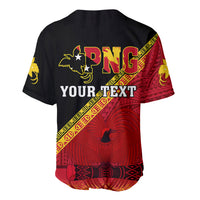 Presonalised Papua New Guinea Baseball Jersey Independen Stet bilong Papua Niugini Unique Version - Wonder Print Shop
