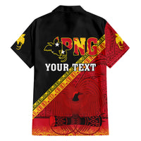 Presonalised Papua New Guinea Family Matching Off Shoulder Short Dress and Hawaiian Shirt Independen Stet bilong Papua Niugini Unique Version - Wonder Print Shop