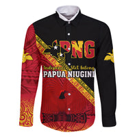 Presonalised Papua New Guinea Family Matching Off Shoulder Short Dress and Hawaiian Shirt Independen Stet bilong Papua Niugini Unique Version - Wonder Print Shop